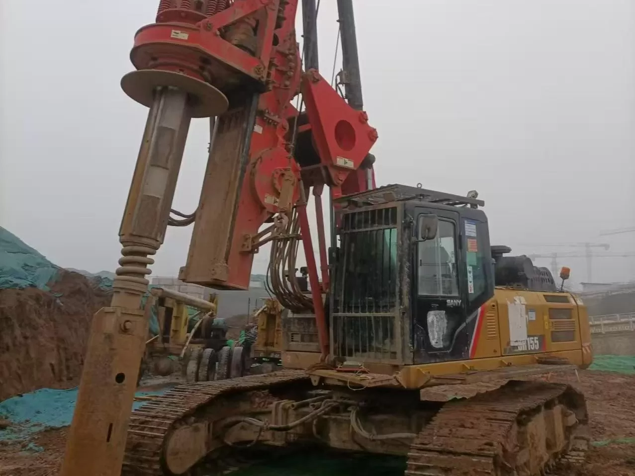 2019 sany piling machinery sr155 rig shpimi rrotullues për stërvitjen e themelit